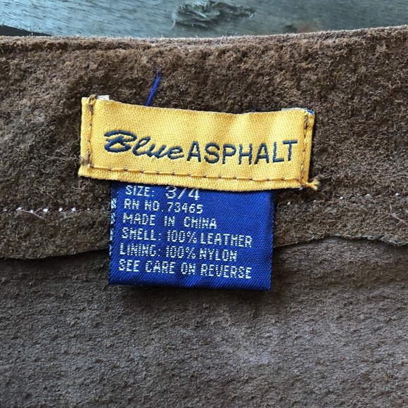 Vintage Blue Asphalt Mini Skirt - Picture 4 of 5